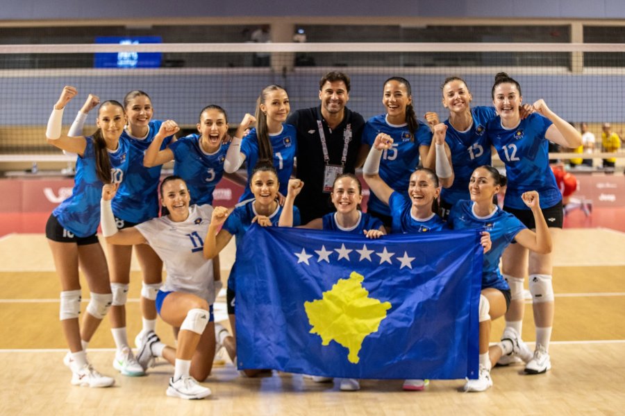 Kosova triumfon ndaj Maqedonisë së Veriut në volejboll të Lojërave Mesdhetare