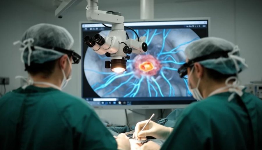 Operacioni i parë në botë në tru me AI  Tumori u hoq  pacientit iu shpëtua shikimi