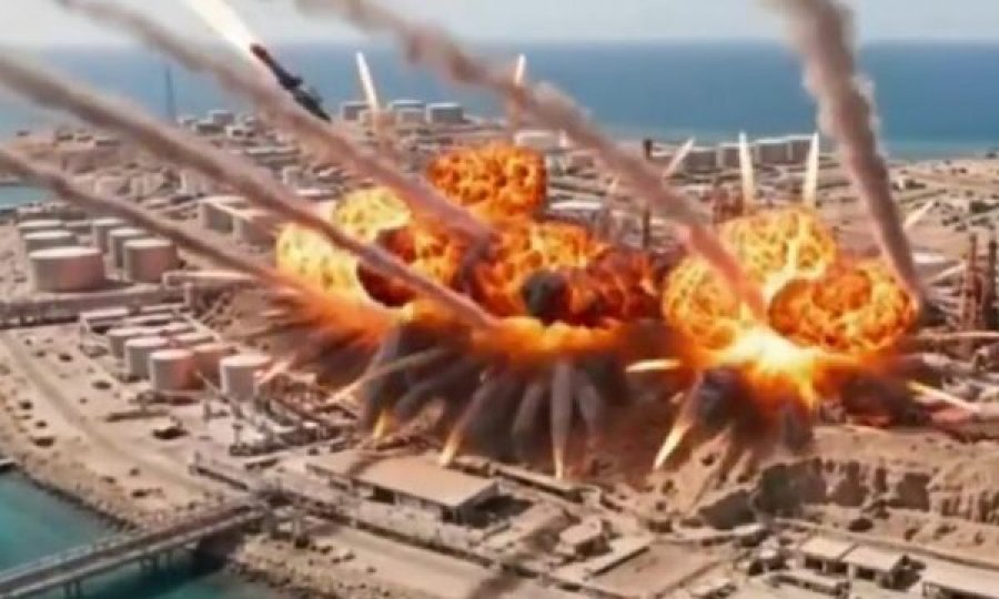 Trumpi publikon videon me Inteligjencë Artificiale, hidhet në erë ishulli Kharg