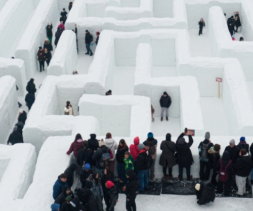 Poloni, hapet labirinti më i madh i borës në Evropë