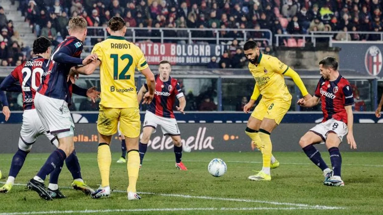 Milani merr fitore bindëse në udhëtim ndaj Bolognas