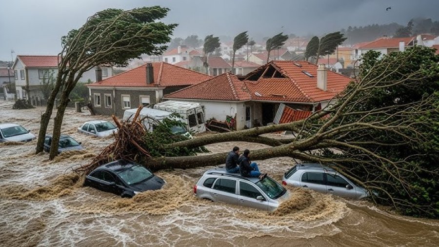 11 viktima dhe miliarda euro dëme në Portugali  pas stuhive katastrofike