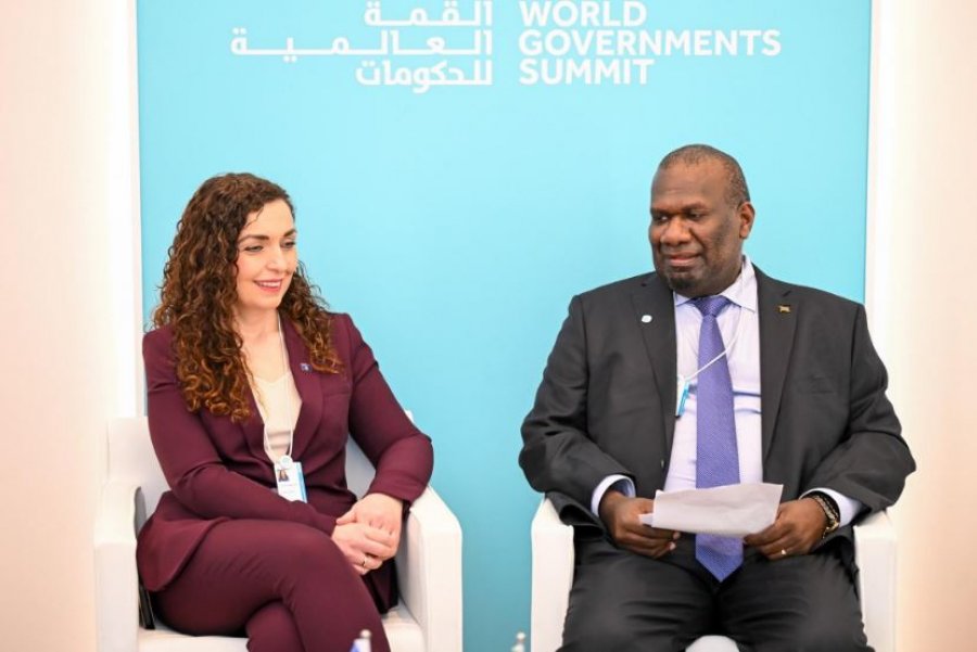 Osmani takohet me Ministrin e Jashtëm të Vanuatus në Emiratet e Bashkuara Arabe