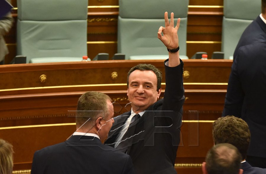 Kuvendi voton qeverinë e re “Kurti 3”