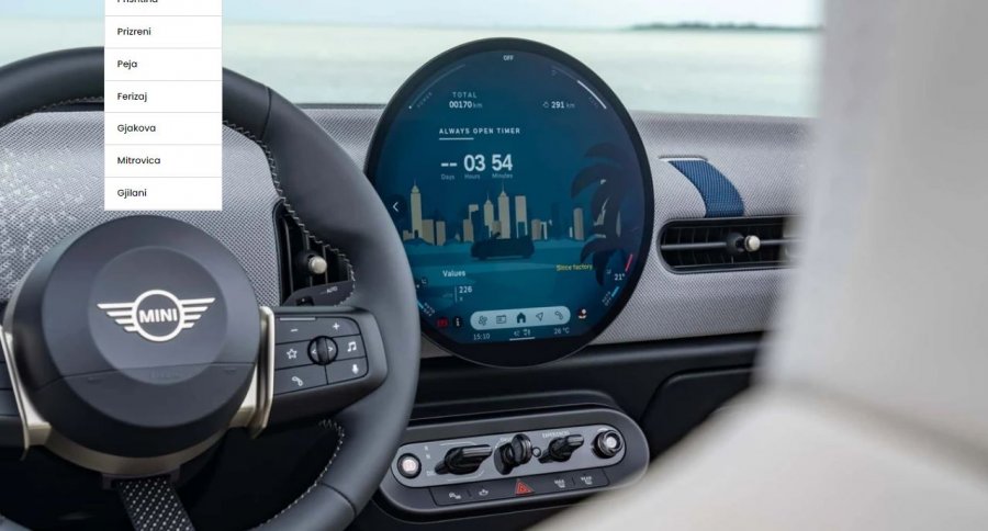 Mini Cooper nuk heq dorë nga butonat me prekje fizike