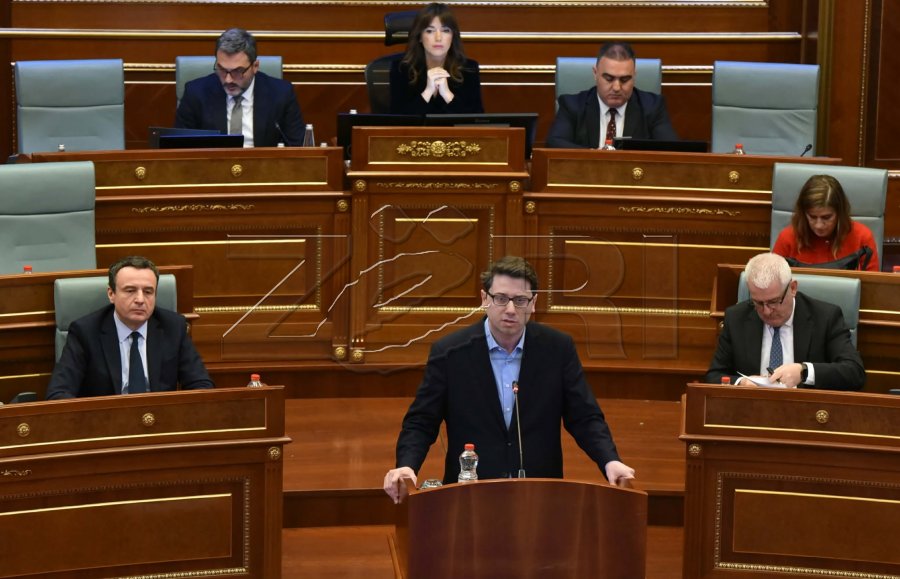 Ministri Murati prezanton projektligjin për ndarjen buxhetore për vitin 2026