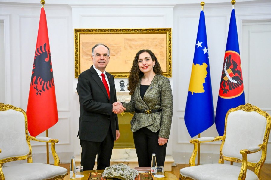 Osmani takohet me presidentin Begaj  Faleminderit që jeni gjithnjë pranë Kosovë