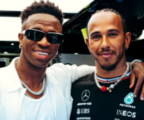 Lewis Hamilton shpreh mbështetje për Vinicius Jr pas incidentit racor ndaj Benficës