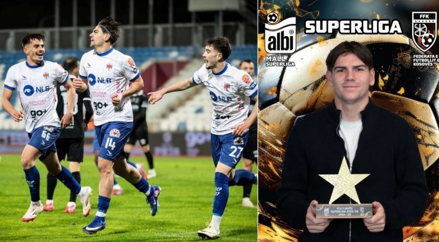 Mario Ilievski zgjidhet “Ylli i Javës” në Albi Mall Superligën e Kosovës