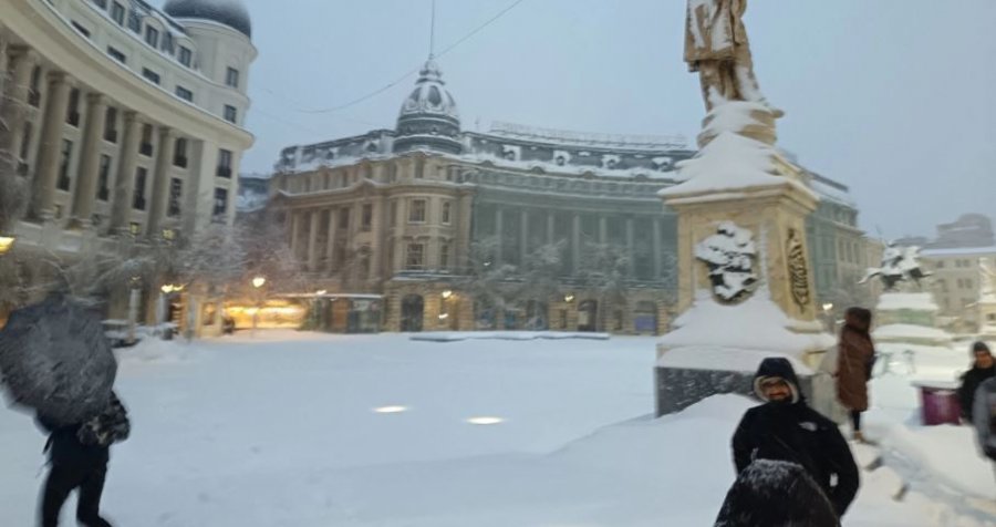 Alarm i kuq në Rumani  shkak stuhia e borës  bllokohen disa rrugë