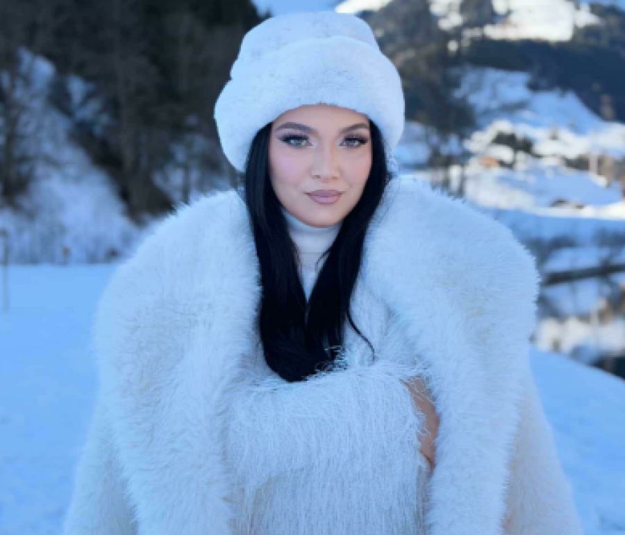 Olgera Lleshaj sjell bardhësinë e dimrit zviceran në klipin e ri  video 