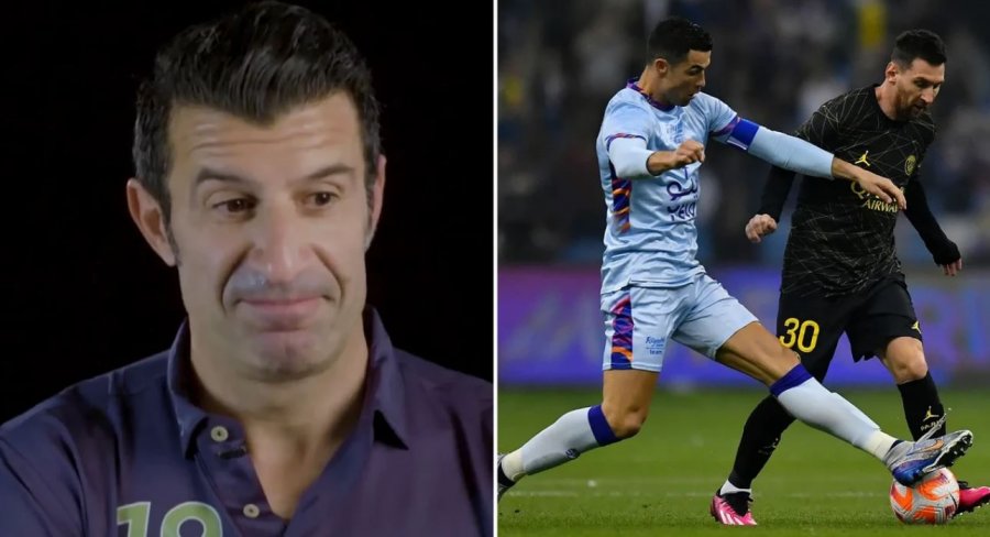 Luis Figo jep përgjigjen më të mirë për debatin shumëvjeçar Lionel Messi   Cristiano Ronaldo