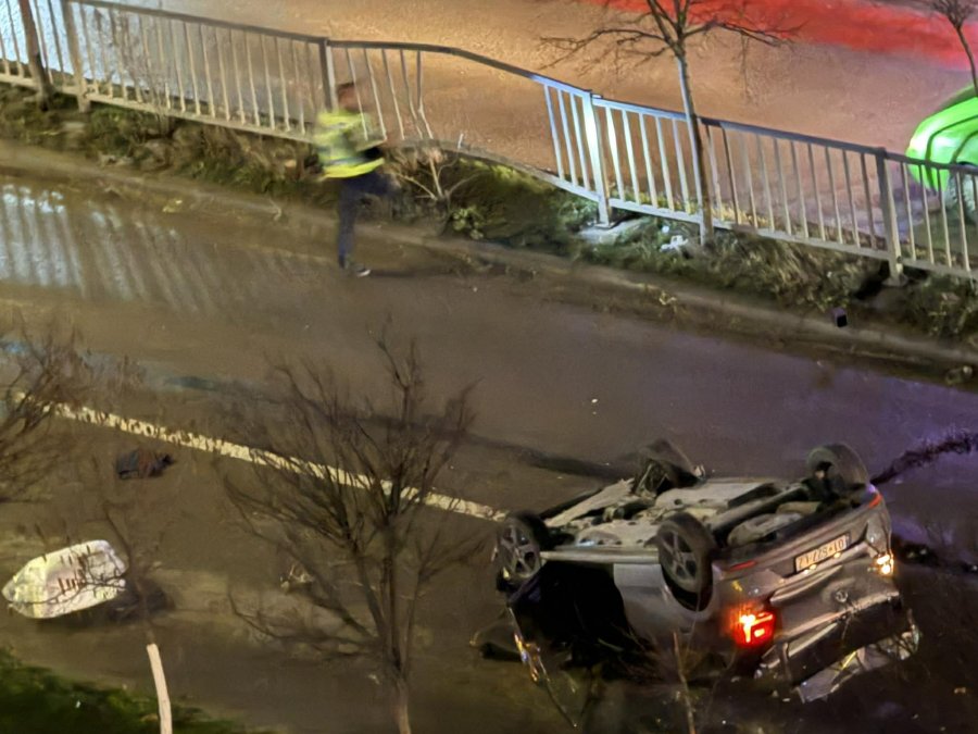 Aksident në Fushë Kosovë  lëndohen dy persona