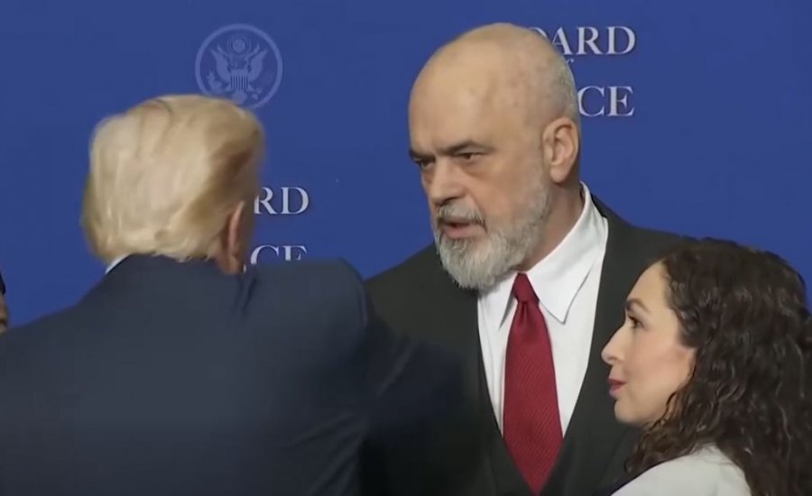 Edi Rama nis ditën me fjalimin ikonik në Bordin e Paqes  video 