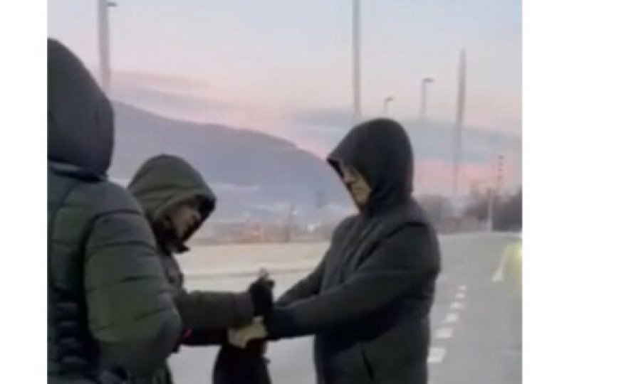 Pamje nga arrestimi i Artan Grubit