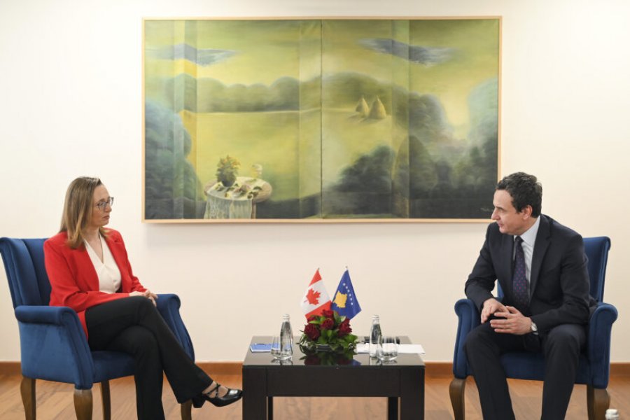 Kanadaja rikonfirmon mbështetjen për Kosovën  Blitti uron Kurtin për mandatin e ri