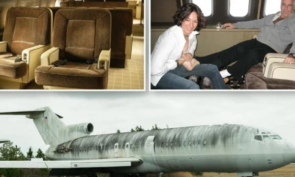 Brenda aeroplanit të shkatërruar “Lolita Express” të Epsteinit, ku abuzoheshin vajzat e mitura
