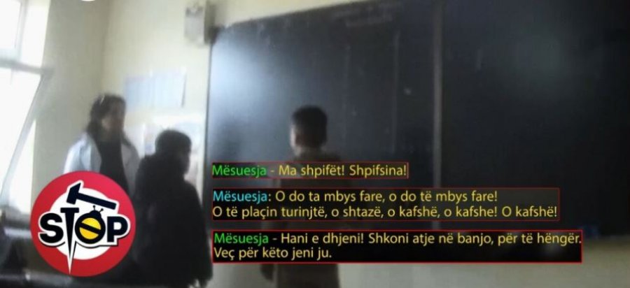  Ta plas kokën  kafshë  idiote    dhuna brutale e një mësueseje në një shkollë në Kamëz  video 
