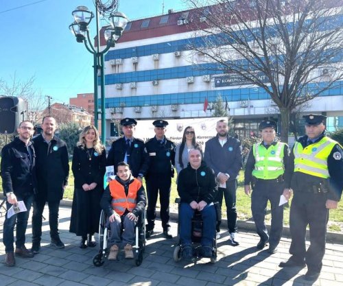 Policia në Ferizaj mbështet aktivitetin e Shoqatës së Personave me Aftësi të Kufizuara “Handikos”
