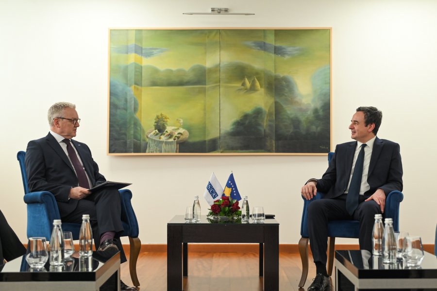 Kurti takon shefin e OSBE së  flasin për reforma demokratike dhe të drejtat e komuniteteve