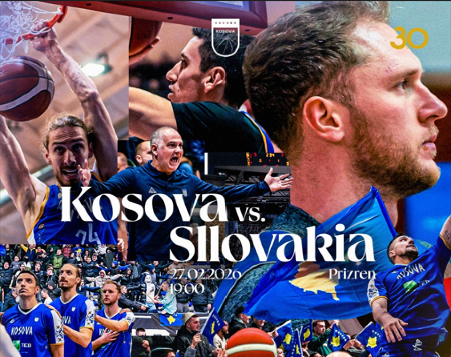 Kualifikimet për Eurobasket  Kosova pret sonte Sllovakinë