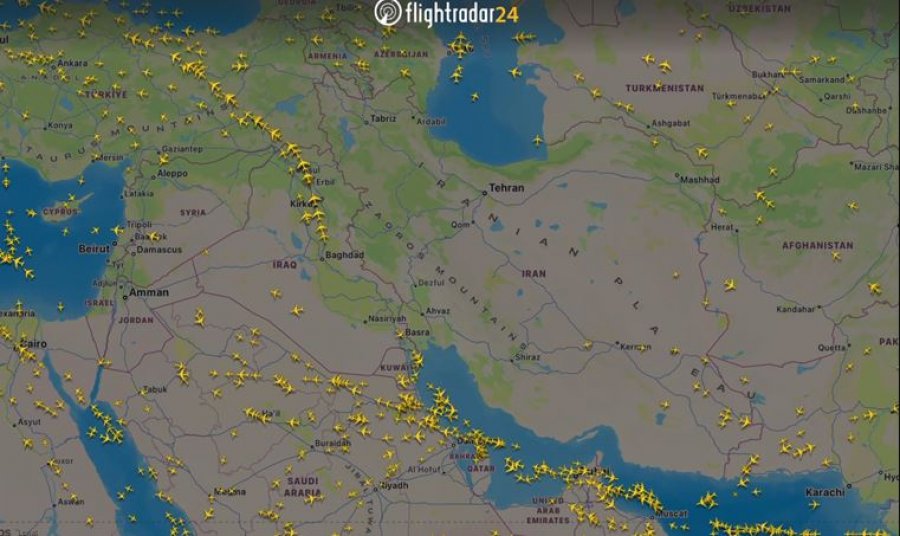 Anulohen shumë fluturime në mbarë Lindjen e Mesme