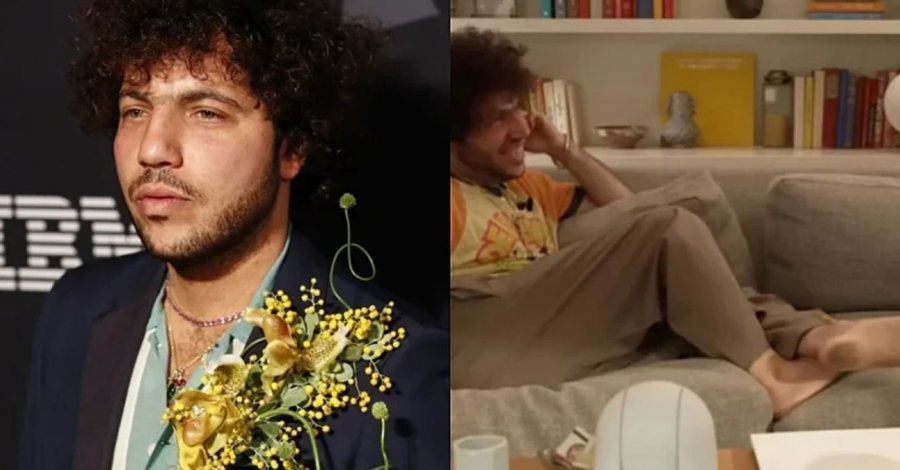 Benny Blanco iu përgjigj kritikave pasi u shfaq në një podcast me këmbë të ndyra: Vendndodhja është fajtore [video]