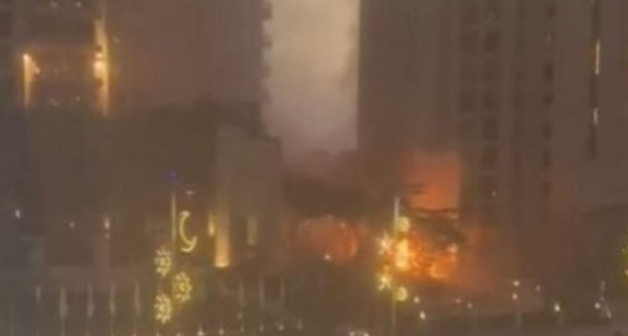 Zjarr në një hotel luksoz në Dubai, shkak mbetjet e raketave iraniane