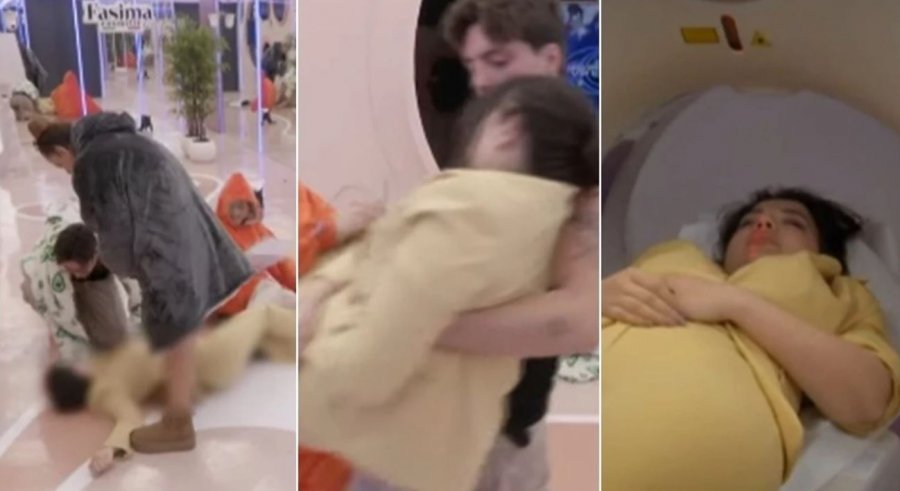 Publikohen pamjet e plota nga rrëzimi i rëndë i Albës me kokë deri te trajtimi në spital