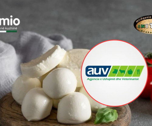  AUV-i izolon 15 kg Mozzarella Bufalo për dyshim pranë aflatoksinës M1