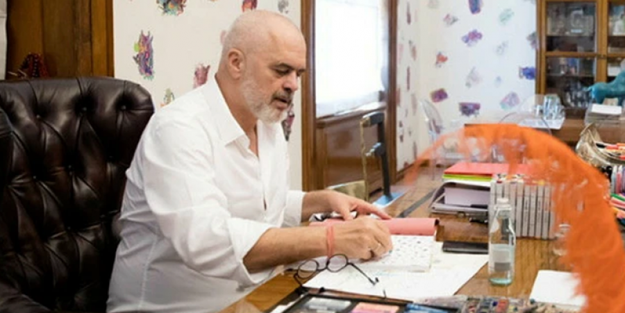 Mes politikës dhe artit  Veprat e Edi Ramës shiten në galeritë e botës deri në 50 mijë euro