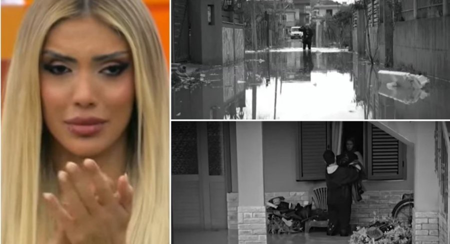 Brikena përlotet kur dëgjon për përmbytjet në Shqipëri