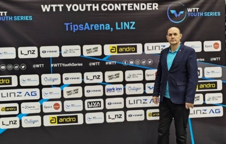 Gjyqtari kosovar i ping-pongut, Naim Azemi fiton titullin prestigjioz