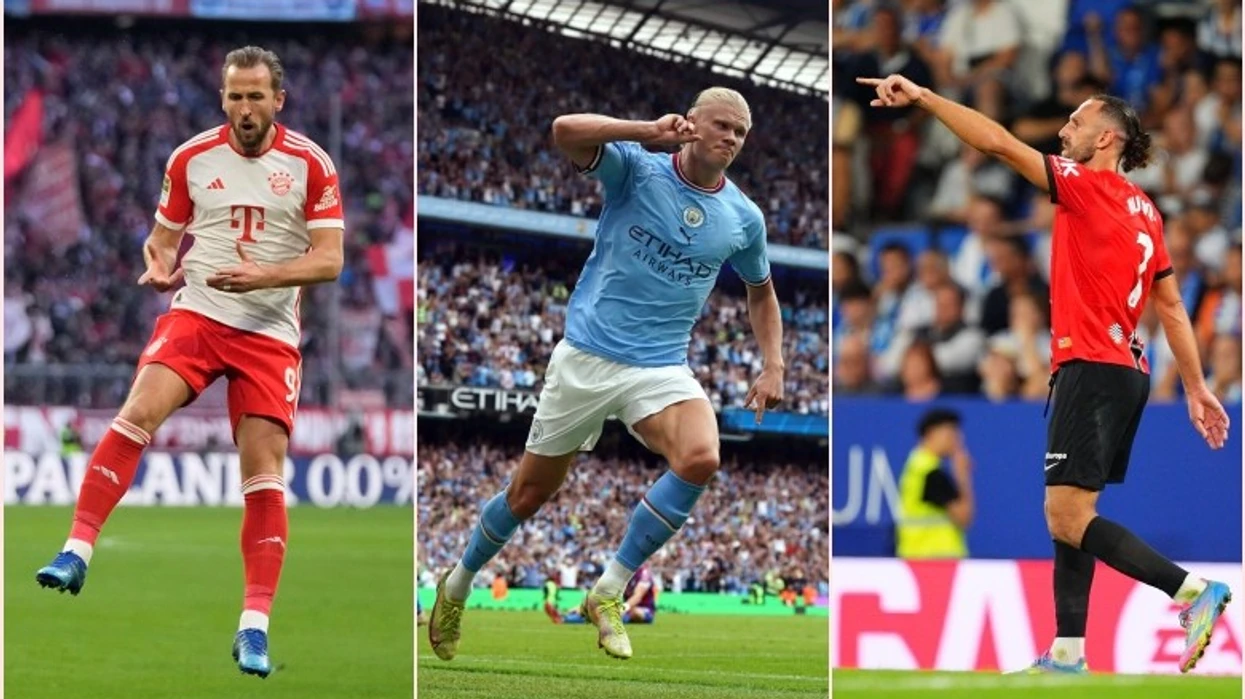 Kane dhe Haalandi udhëheqin garën për  Këpucën e Artë   Muriqi në vendin e 20 të