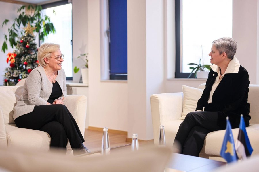 Gërvalla priti ambasadoren e Estonisë, diskutuan thellimin e bashkëpunimit