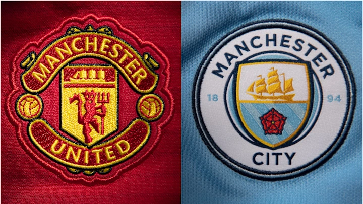 Formacionet zyrtare të derbit  Man Utd   Man City