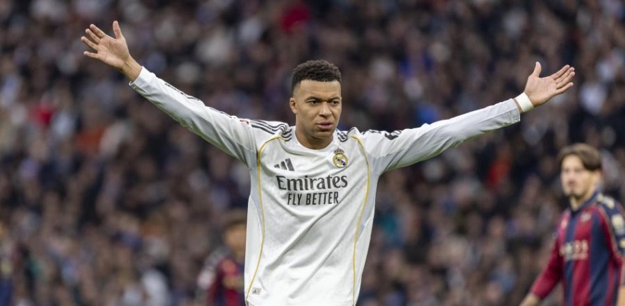 Mbappe regjistron golin e tij të 50-të në La Liga 
