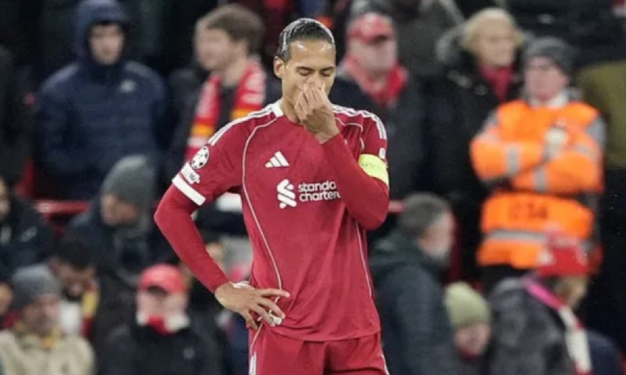 Van Dijk thërret mbledhje urgjente te Liverpooli pas barazimit zhgënjyes në Anfield