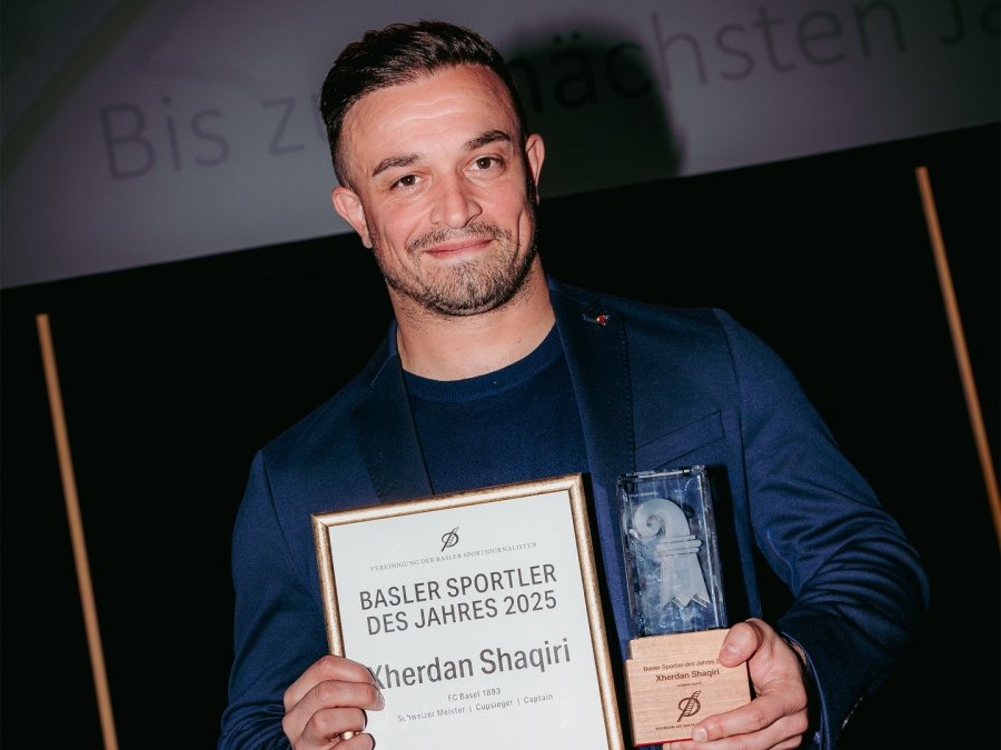 Xherdan Shaqiri  lojtari më i mirë i vitit 2025 në Basel