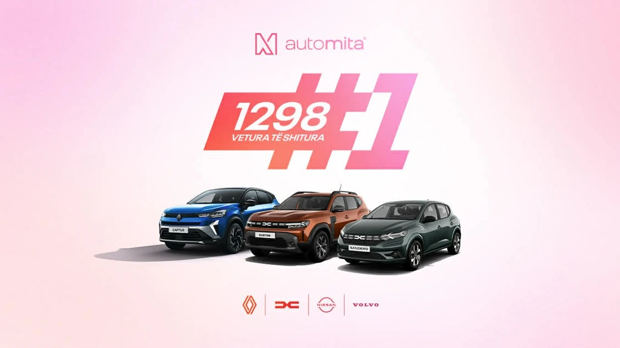 Zyrtare  Auto Mita dominon tregun e veturave të reja në Kosovë për 2025