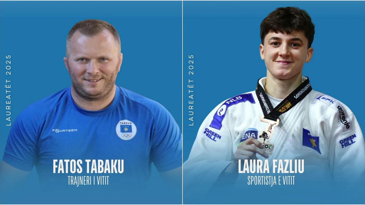 Fatos Tabaku dhe Laura Fazliu zgjidhen më të mirët e vitit nga Federata e Sporteve Universitare të Kosovës