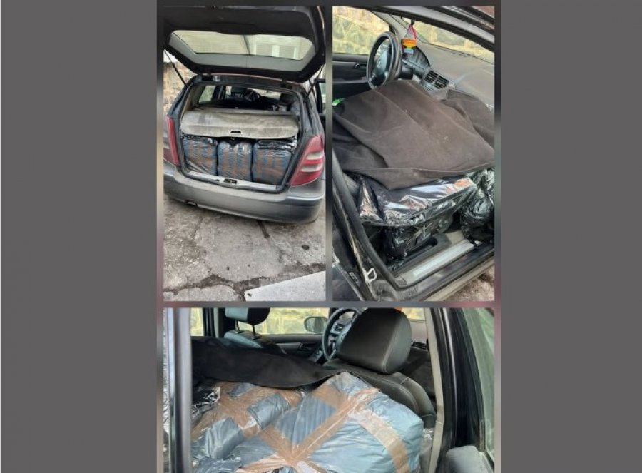 Mitrovicë e Veriut  policia ndalon një automjet me mall të kontrabanduar