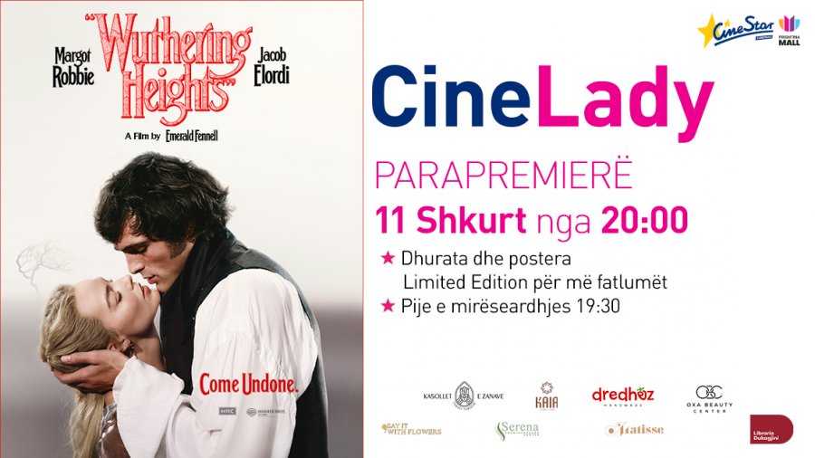 CineStar rikthen romancën në CineLady me filmin “Wuthering Heights” më 11 shkurt