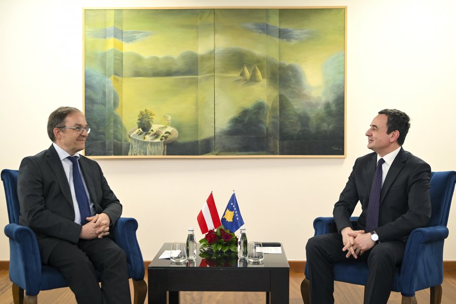 Kurti takon ambasadorin e Austrisë në Kosovë, Schnetzer