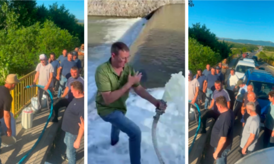 Fermerët hedhin qumështin në lum  Ramosaj  Ata po detyrohen ta derdhin mundin e tyre
