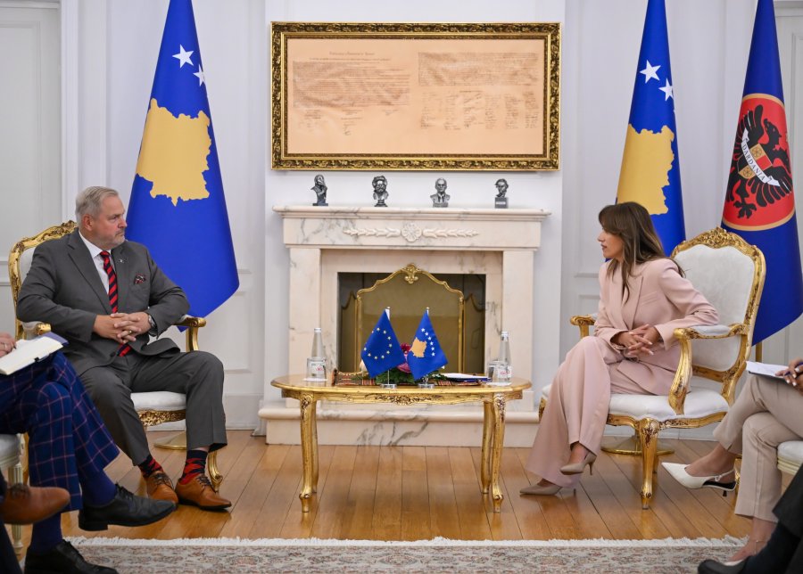 Haxhiu takon raportuesin e PE-së për Kosovën: Vendit duhet t’i hapet rruga për negociatat e anëtarësimit në BE