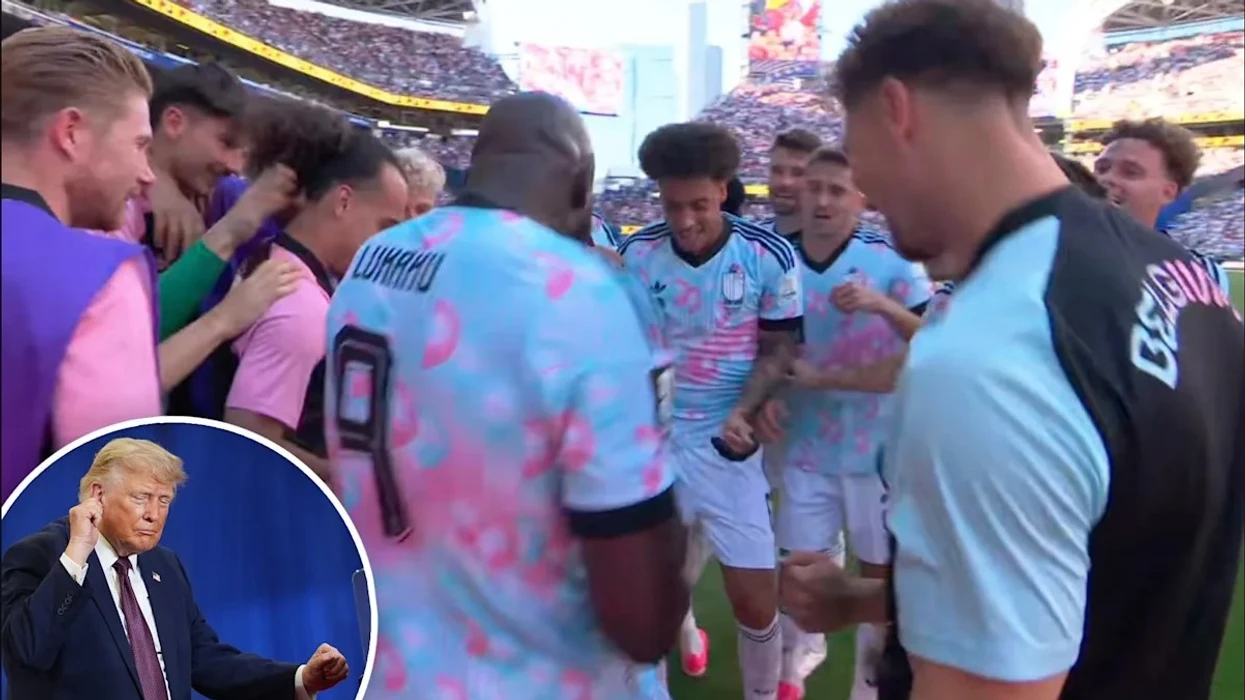 Lukaku tallet me Trumpin  feston golin ndaj SHBA së me vallëzimin e Presidentit