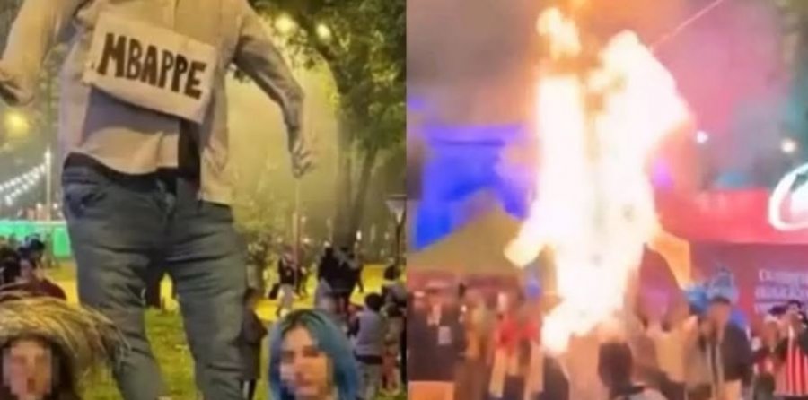 Mbappe shpallet njeriu më i urryer në Paraguai  i vihet flaka kukullës me emrin e tij