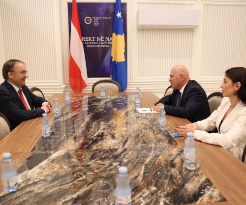 Gjini pret në takim ambasadorin e Austrisë, e falënderon për mbështetjen ndaj Kosovës