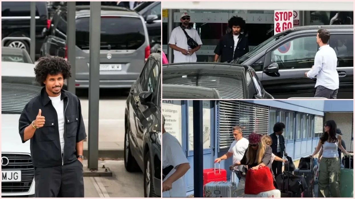 Karim Adeyemi së bashku me Loredanën mbërrin në Barcelonë  gati të bëhet përforcimi i ri i katalanasve
